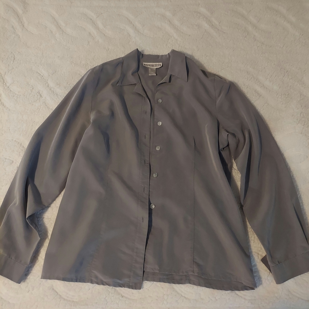 Dress Barn Women's Gray Blouse